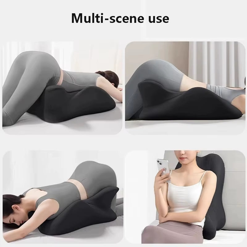 Memory Foam Pillow Sleeping Ergonomic Neck Leg Rest Reading Phone Use Bed Sofa Wedge Shape Back Pain Relief Comfort Body Relax