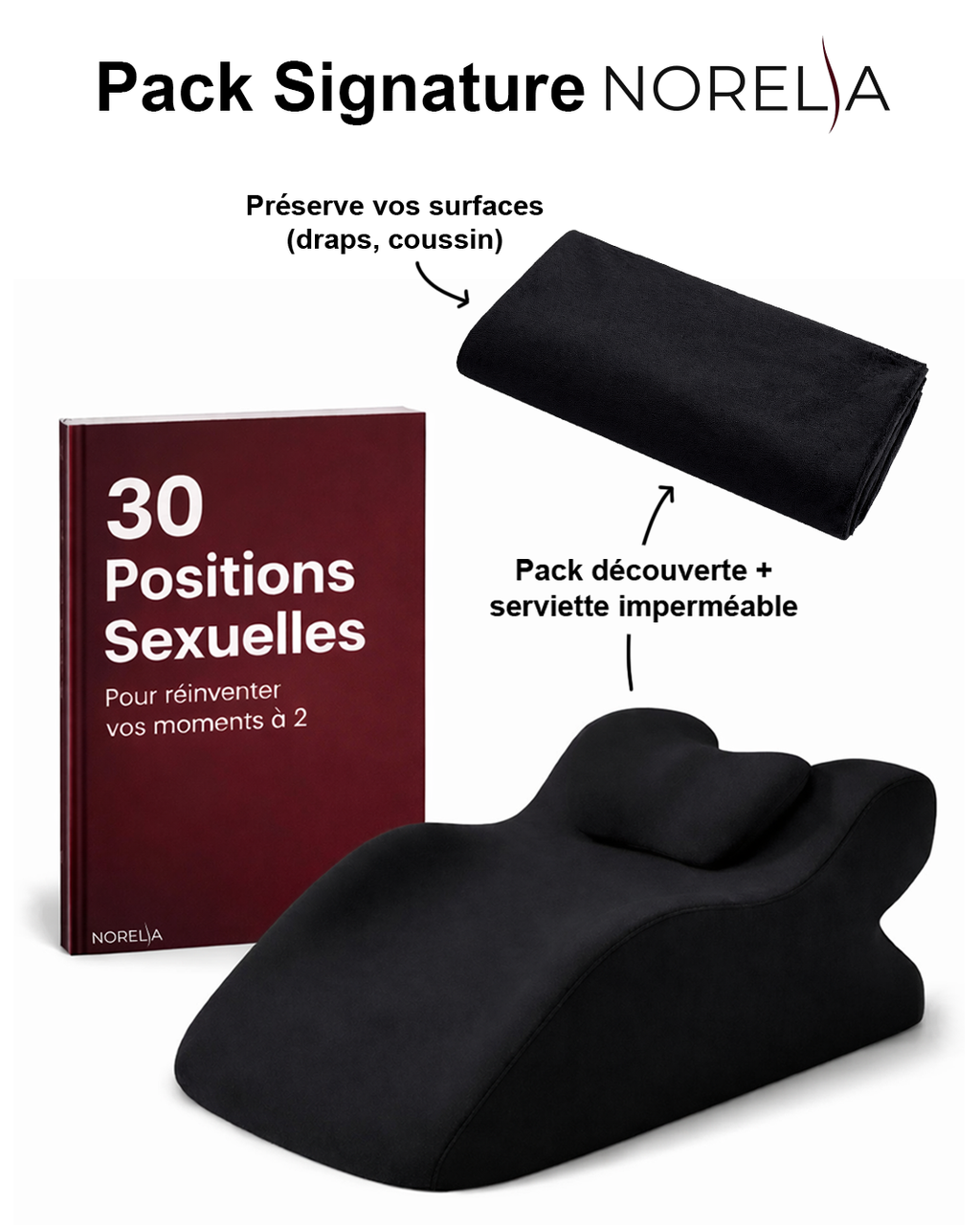 Norelia - Le coussin qui change l’angle du plaisir