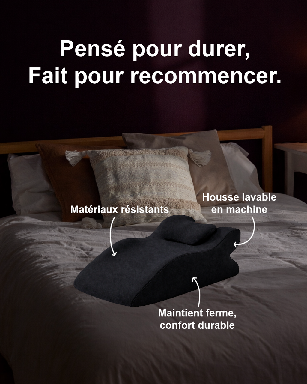 Norelia - Le coussin qui change l’angle du plaisir